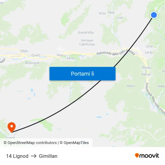 14 Lignod to Gimillan map