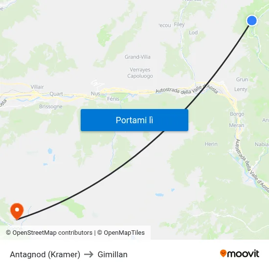 Antagnod (Kramer) to Gimillan map