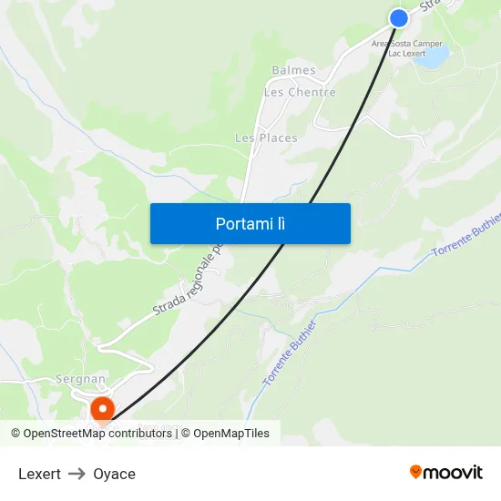 Lexert to Oyace map