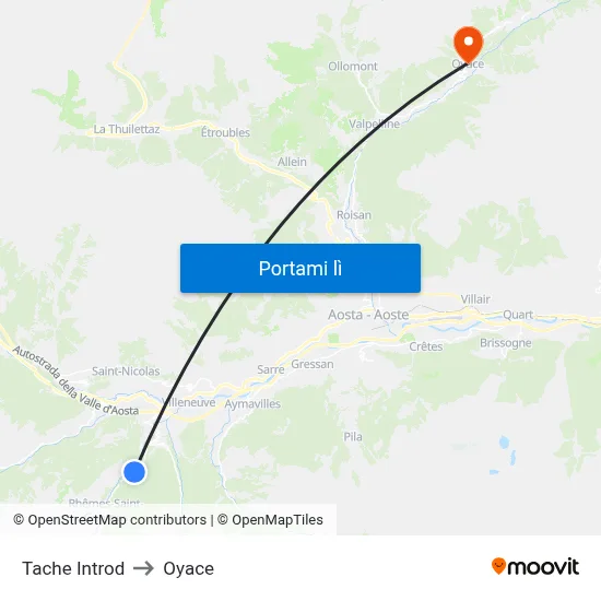 Tache Introd to Oyace map