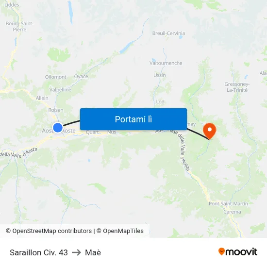 Saraillon Civ. 43 to Maè map
