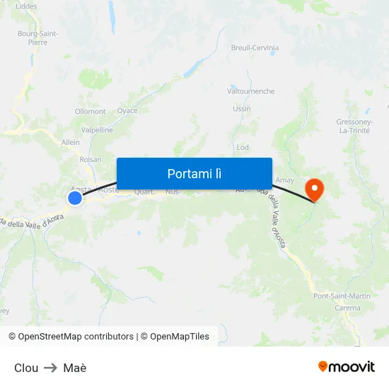 Clou to Maè map