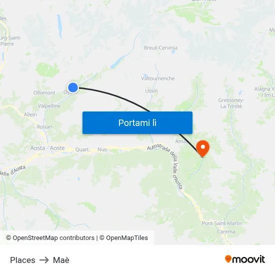 Places to Maè map
