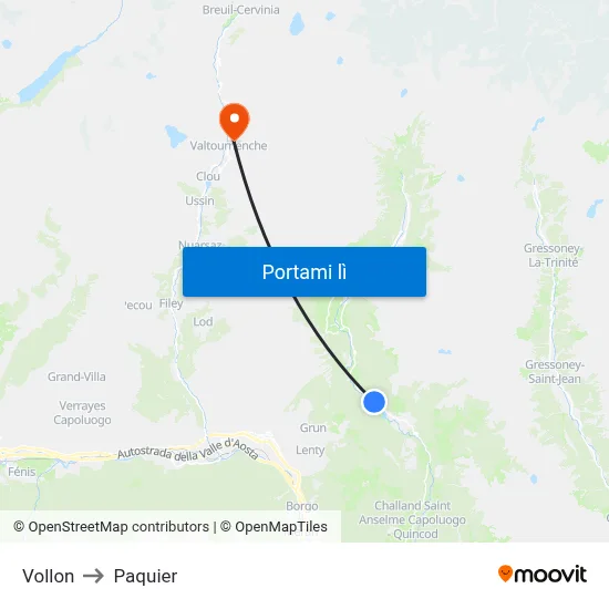 Vollon to Paquier map