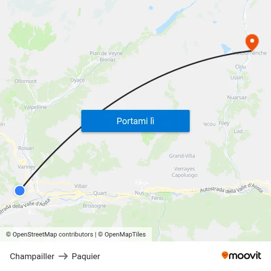Champailler to Paquier map