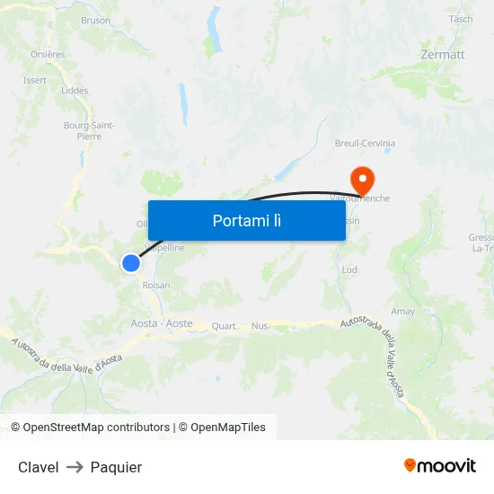 Clavel to Paquier map