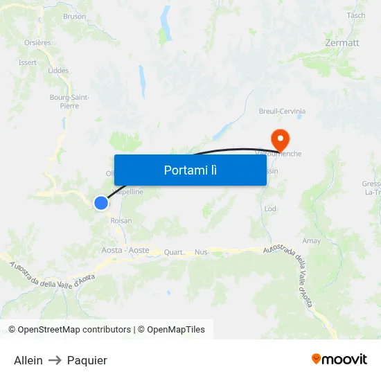 Allein to Paquier map