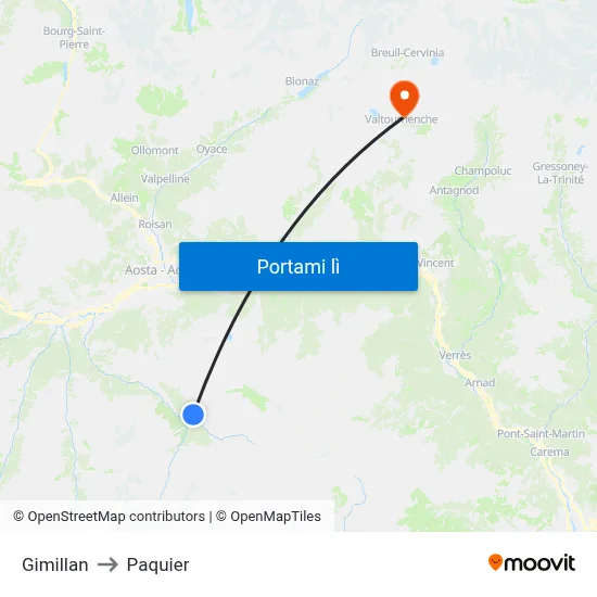 Gimillan to Paquier map