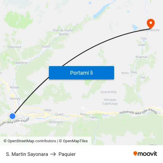 S. Martin Sayonara to Paquier map