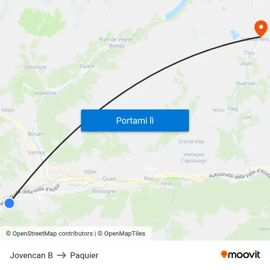 Jovencan B to Paquier map