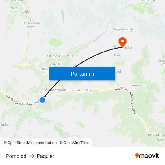 Pompiod to Paquier map