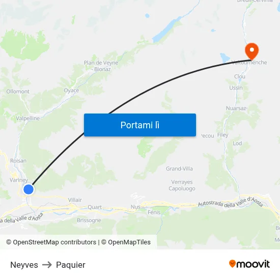 Neyves to Paquier map
