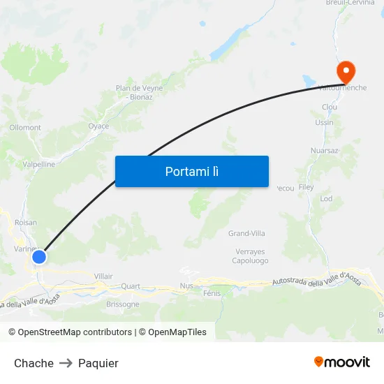 Chache to Paquier map