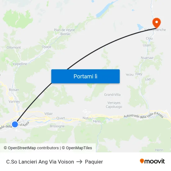 C.So Lancieri Ang Via Voison to Paquier map