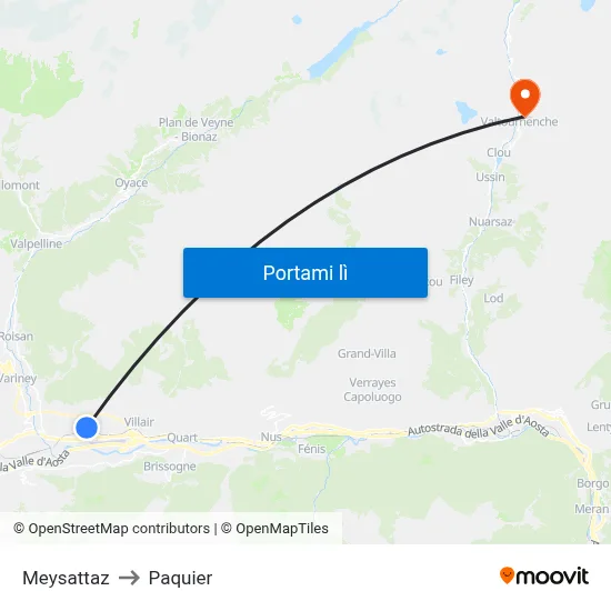 Meysattaz to Paquier map