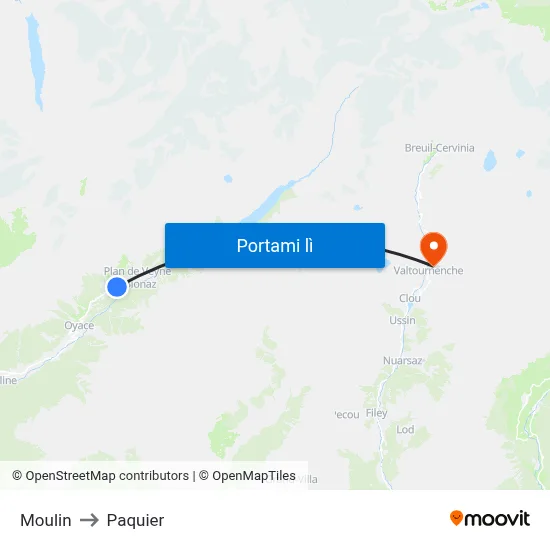 Moulin to Paquier map