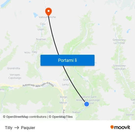 Tilly to Paquier map