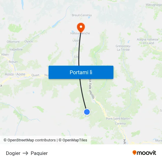 Dogier to Paquier map
