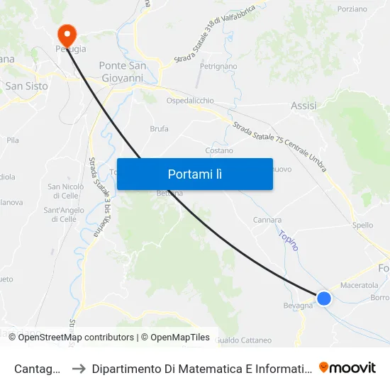 Cantagalli to Dipartimento Di Matematica E Informatica map