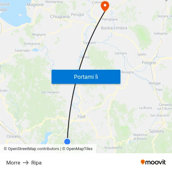 Morre to Ripa map