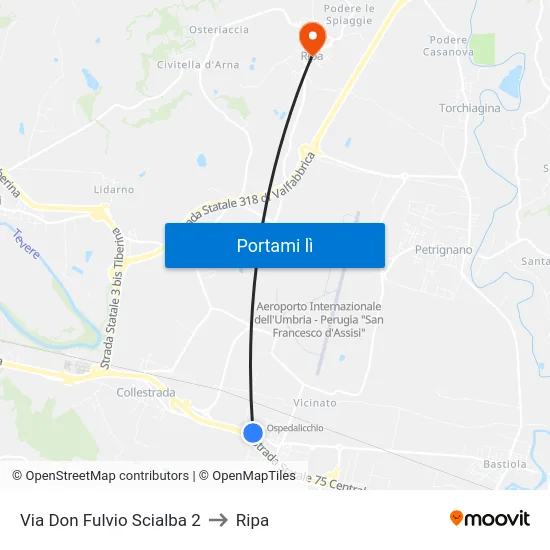 Via Don Fulvio Scialba 2 to Ripa map