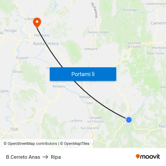 B.Cerreto Anas to Ripa map