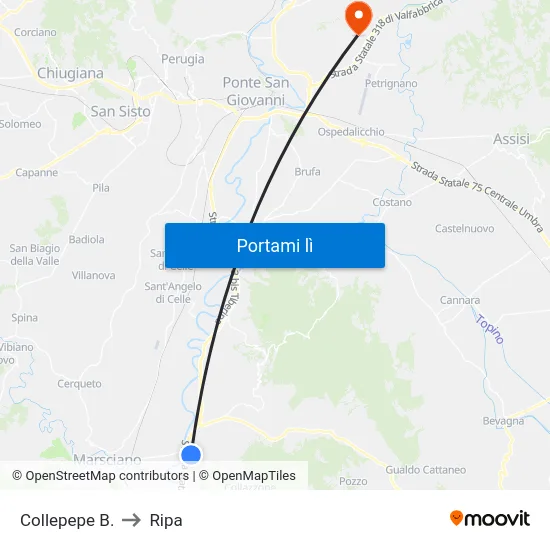 Collepepe B. to Ripa map