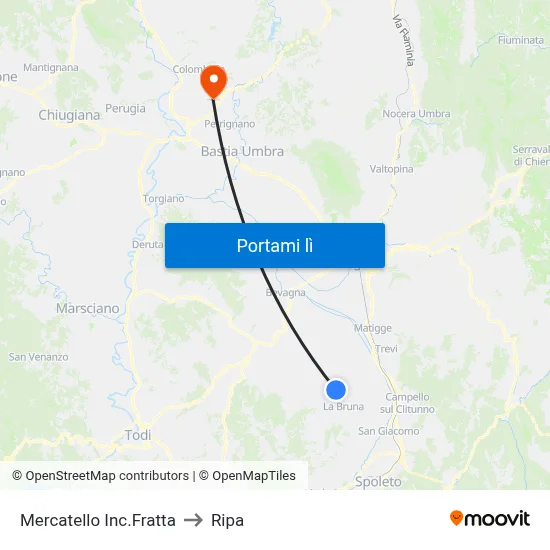Mercatello Inc.Fratta to Ripa map