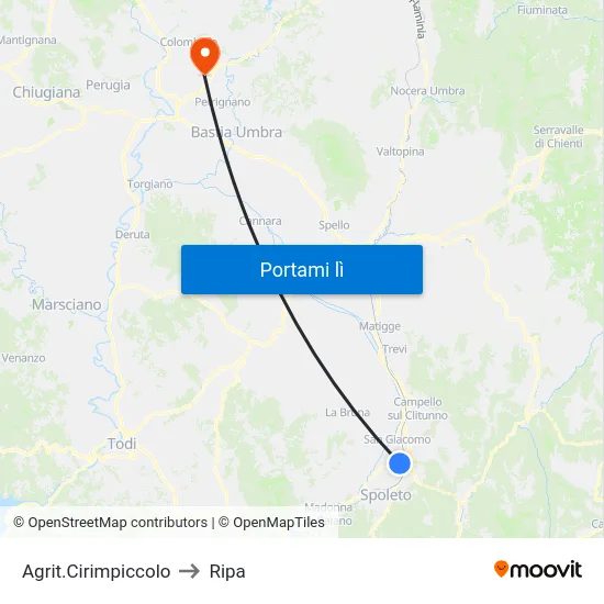 Agrit.Cirimpiccolo to Ripa map
