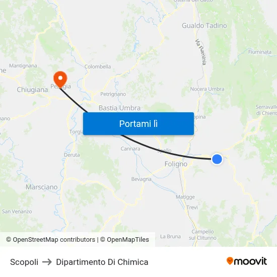 Scopoli to Dipartimento Di Chimica map