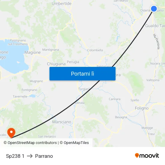 Sp238 1 to Parrano map