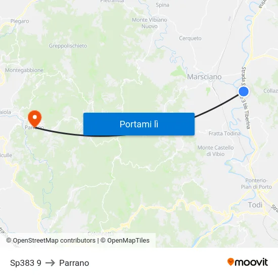 Sp383 9 to Parrano map