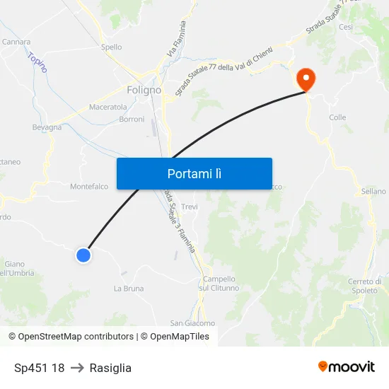 Sp451 18 to Rasiglia map