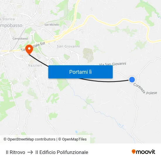 Il Ritrovo to II Edificio Polifunzionale map