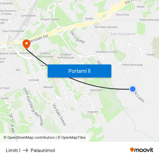 Limiti I to Palaunimol map