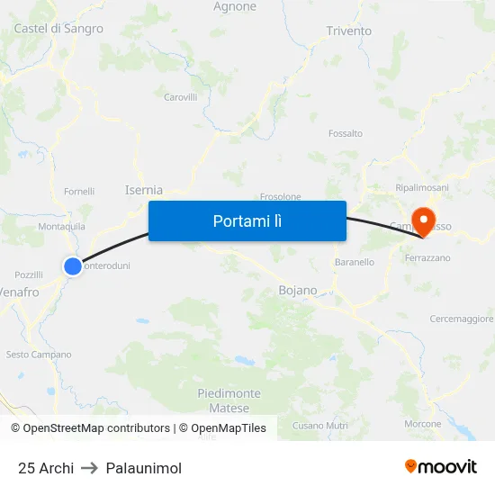 25 Archi to Palaunimol map