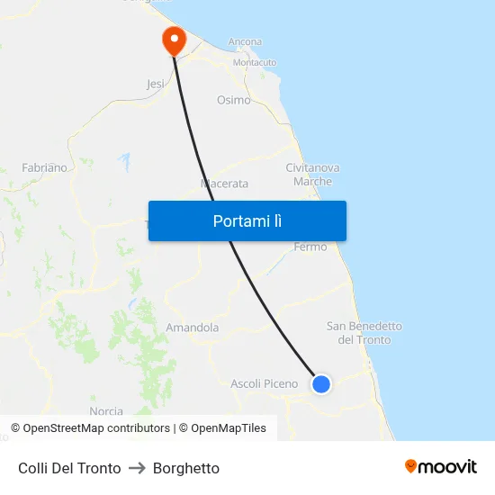 Colli Del Tronto to Borghetto map
