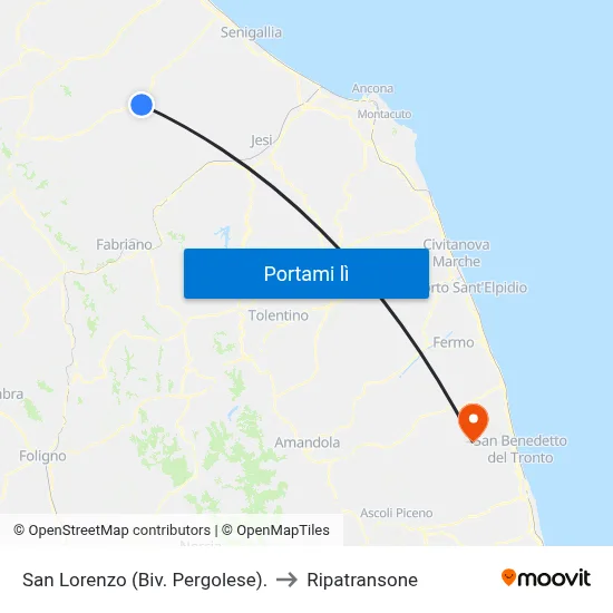 San Lorenzo (Biv. Pergolese). to Ripatransone map