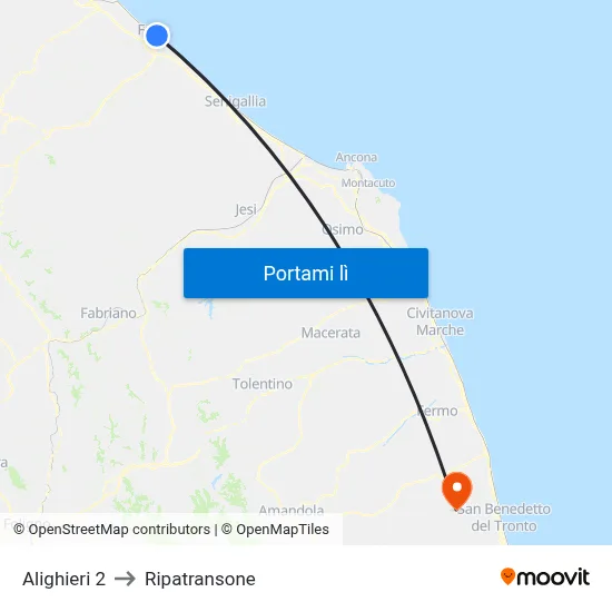 Alighieri 2 to Ripatransone map