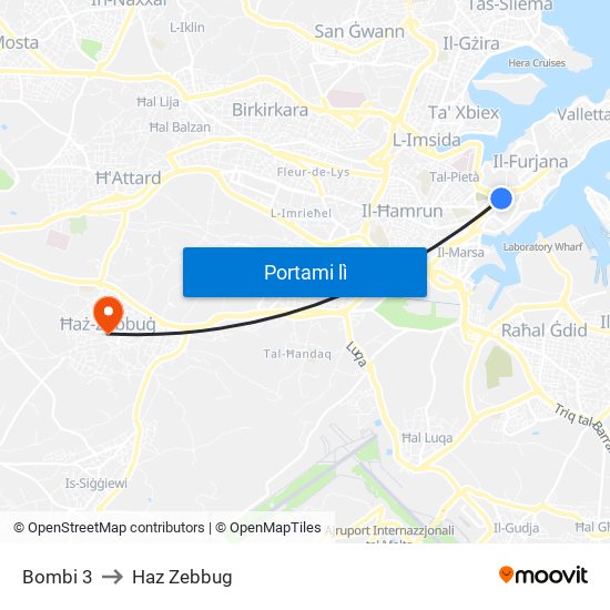 Bombi 3 to Haz Zebbug map