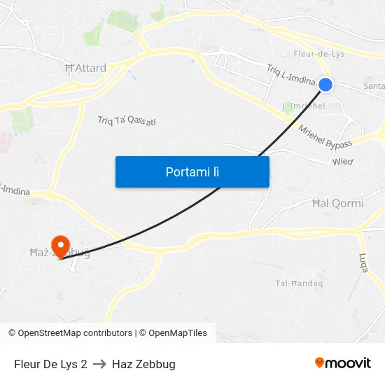 Fleur De Lys 2 to Haz Zebbug map