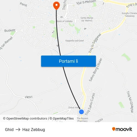 Ghid to Haz Zebbug map