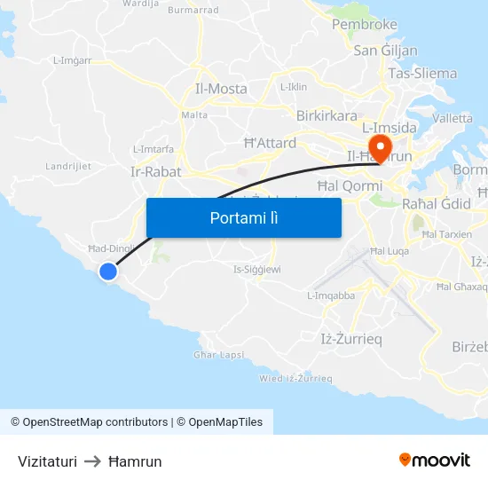 Vizitaturi to Ħamrun map