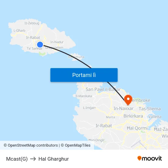Mcast(G) to Hal Gharghur map
