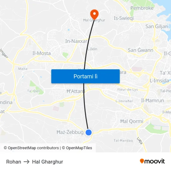 Rohan to Hal Gharghur map