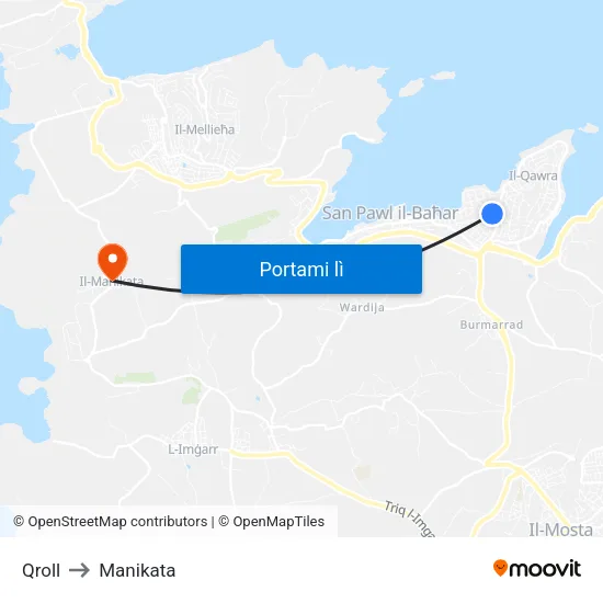 Qroll to Manikata map