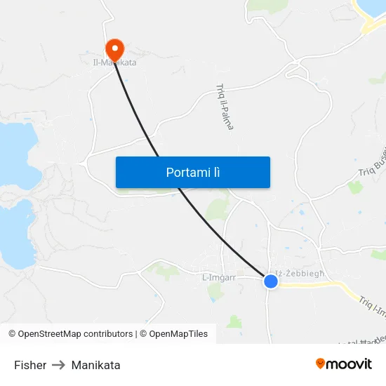 Fisher to Manikata map