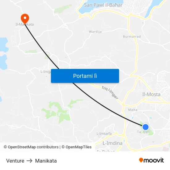 Venture to Manikata map