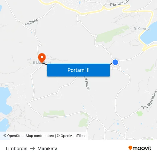Limbordin to Manikata map