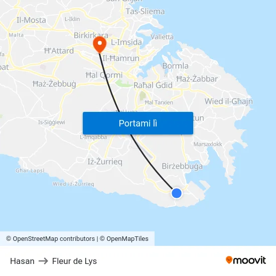 Hasan to Fleur de Lys map